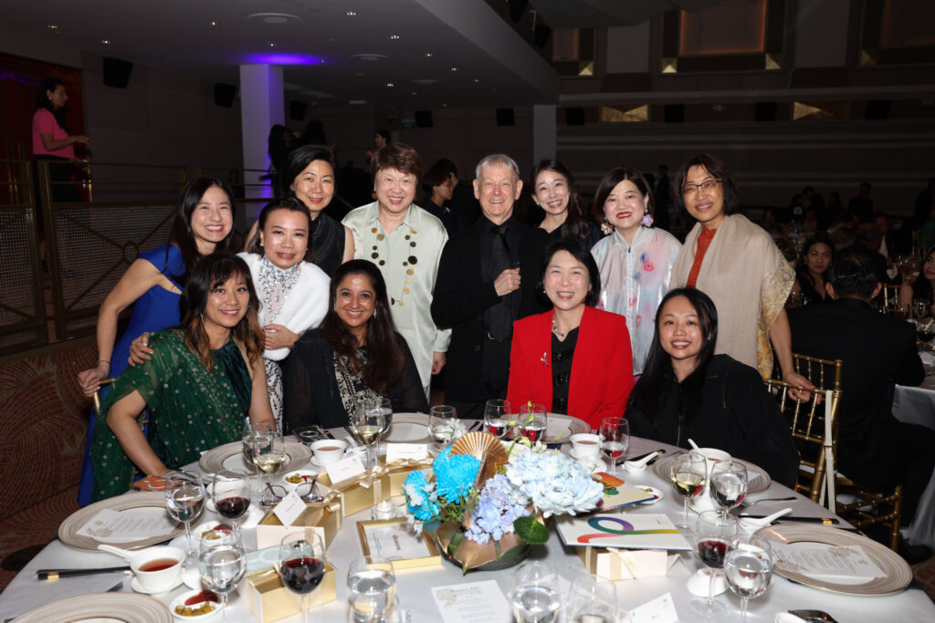 Janek Schergen, Artistic Director of Singapore Ballet, Rosa Park, Ballet Mistress of Singapore Ballet, Gan Hui Cheng, Company Manager of Singapore Ballet with guests from the International Women's Forum